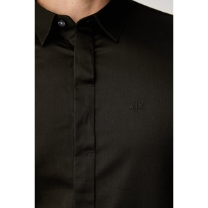 Giorgio Armani риза мъжка от памук с еластан (8NZCBD.ZN10Z.) - answear - 169,96 лв