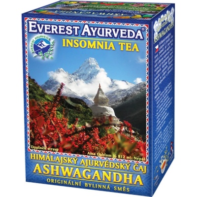 Everest Ayurveda ASHWAGANDHA himalájský bylinný čaj pro dobrý odpočinek a klidný spánek 100 g