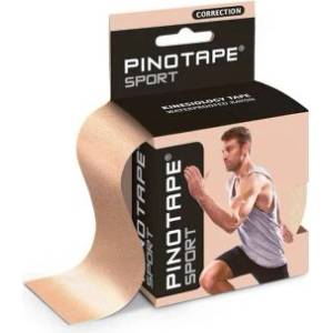 PINO PINOTAPE® Sport, коригираща лента, бежова, 5 см x 5 м