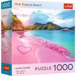 Trefl Пъзел Trefl от 1000 части - Розов тропически плаж (USA_99286)