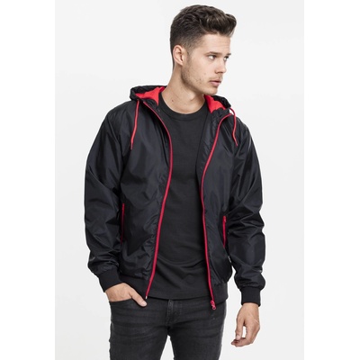 Urban Classics Мъжко яке с контрастни елементи Urban Classics blk/redUB-TB147-00044 - Черен, размер XXL