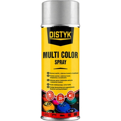 DISTYK Multi color spray 400 ml RAL9006 bílý hliník TP09006D