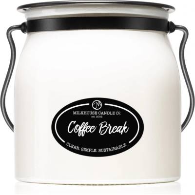 Milkhouse Candle Milkhouse Candle Co. Creamery Coffee Break ароматна свещ Butter Jar 454 гр