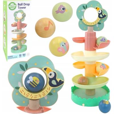 Woopie toys Guľôčková dráha a stavebnica pre najmenších
