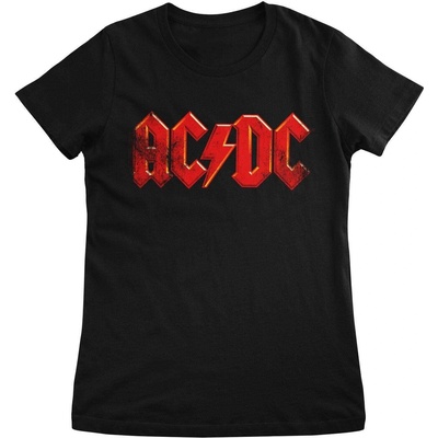 AC/DC Distressed Logo Black L Дамски Риза (PS-5-ACDC013-H86-3-BK-L)