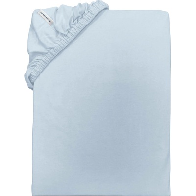 Tom Tailor Žerzejové napínací prostěradlo světle modré 90-100x200