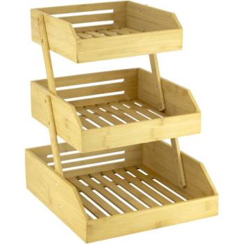 Horecano HORECANO-FAIA-Щендер на три нива бамбуков 30x33xh40cm (НС-931293) (243045-2) (01931293)