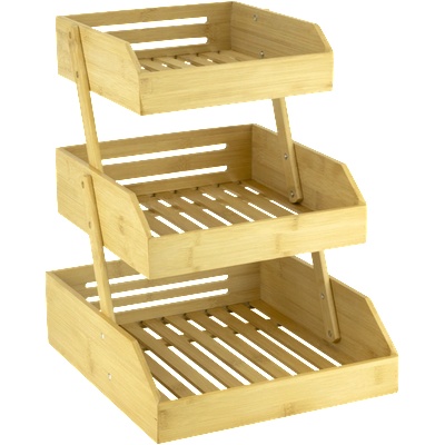 Horecano HORECANO-FAIA-Щендер на три нива бамбуков 30x33xh40cm (НС-931293) (243045-2) (01931293)