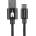 Spartan Gear Кабел Spartan Gear - Type C USB 2.0, 2m, черен