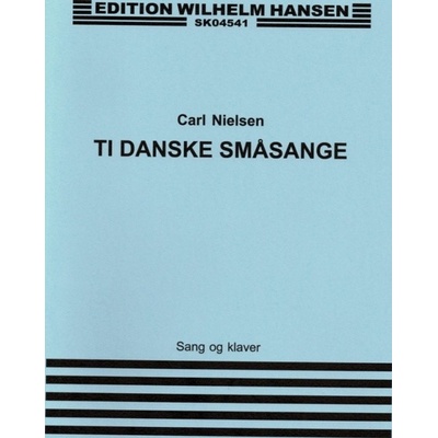 10 Danske Smaasange pre spev a klavír