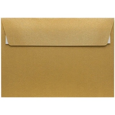 Metalická (perleťová) obálka zlatá C5 (162x229mm) PS
