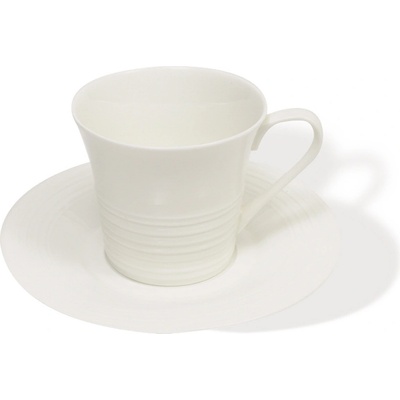 Maxwell & Williams White Basics Cirque šálek na cappucino s podšálkem P0444809 230ml – Sleviste.cz