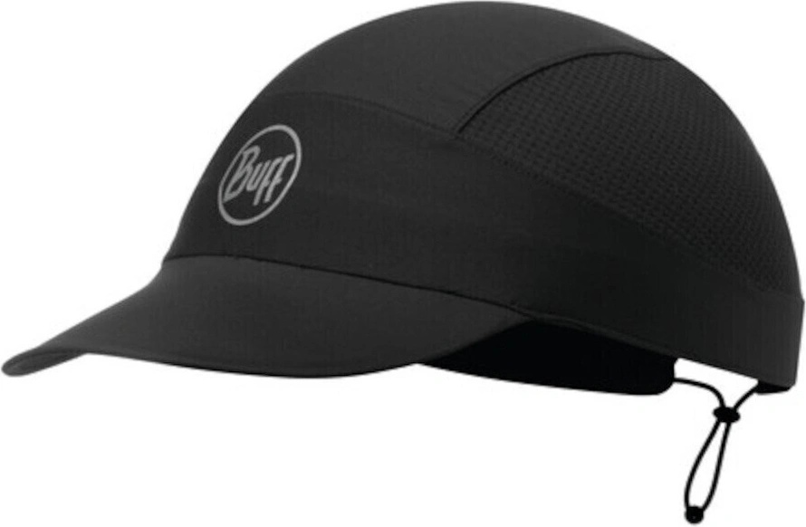 BUFF RUN CAP SOLID BLACK černá