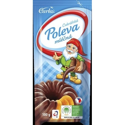 CARLA Cukrárska poleva mliečna 100 g