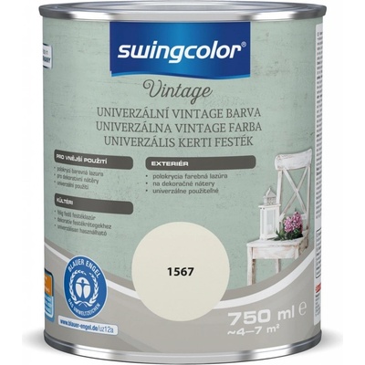 Swingcolor Univerzální polomatná 0,75 l bílá