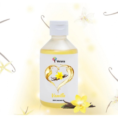 Verena Erotický masážní olej Vanilka 250 ml