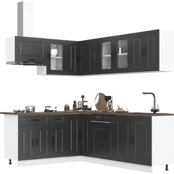 vidaXL Комплект кухненски шкафове от 11 части Kalmar, инженерно дърво (3314882)