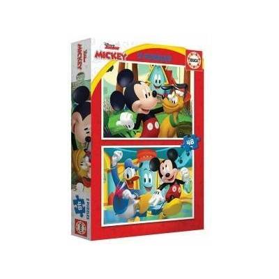 Educa Пъзел Educa Mickey Mouse Fun House 2 x 48