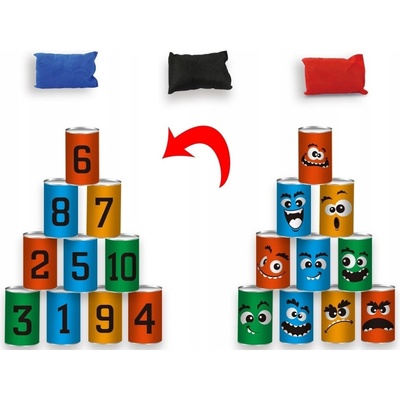 Plechovky hod do cíle