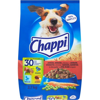 Chappi S hovězím drůbežím a zeleninou 2,7 kg