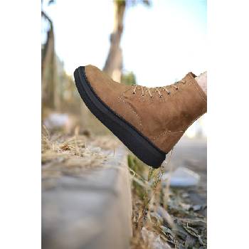 Riccon Мъжки обувки от велур 0012373 - Таба #325282 (325282_Кафяво)