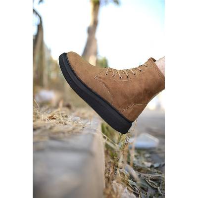 Riccon Мъжки обувки от велур 0012373 - Таба #325282 (325282_Кафяво)