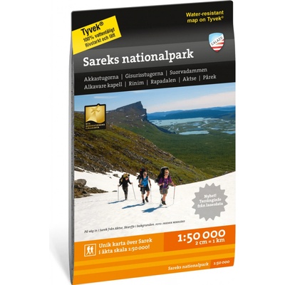 Sarek National Park - turistická mapa 1:50.000 Švédsko