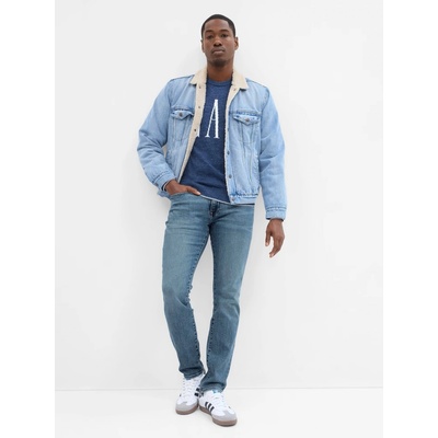 GAP džínsy skinny soft high stretch modrá
