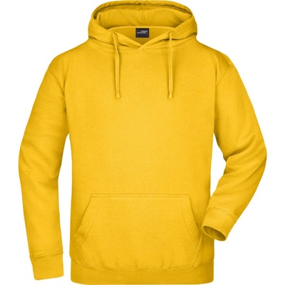 James & Nicholson mikina JN 47 s kapucí COT02004703101 gold yellow