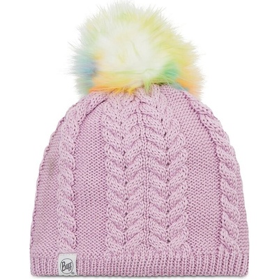 Buff knitted Fleece Nina čiapka Lilac Sand