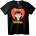 NOONEBRAND Тениска Tan Divino Сърце - M, Black