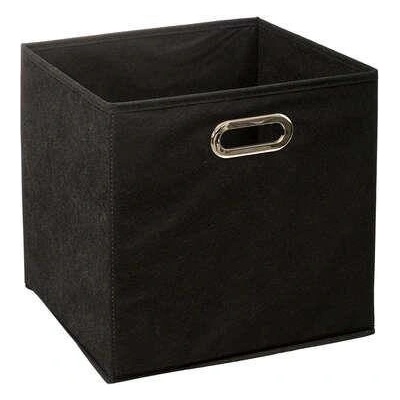 5five Simply Smart úložný box plast 31 cm x 31 cm x 31 cm čierny