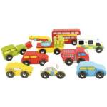 Bigjigs Rail Дървени писти за коли комплект коли (BJT060)