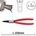KNIPEX Зегер клещи прави - 225мм ; knipex 4411j3