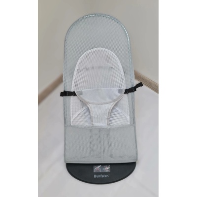 Neoriginální, síťovaný potah na lehátko Babybjörn – Šedý