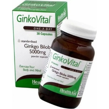 HEALTHAID ХЕЛТ ЕЙТ ГИНКОВИТАЛ ГИНКО БИЛОБА 5000 МГ 30 КАПСУЛИ / HEALTH AID GINKOVITAL GINKGO BILOBA 5000MG 30caps