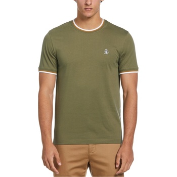 Image 1 of Original Penguin Тениска Original Penguin Men's Short Sleeve Tipped T-Shirt - Dusty Olive