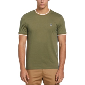 Original Penguin Тениска Original Penguin Men's Short Sleeve Tipped T-Shirt - Dusty Olive