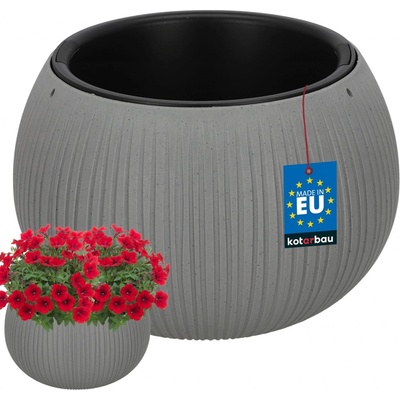 Prosperplast Květináč Beton Bowl WS DKB290WS šedý 29 cm