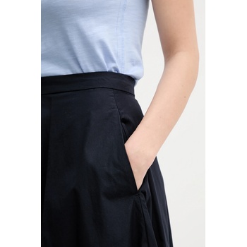 Gant Памучна пола Gant в тъмносиньо среднодълга разкроена 4400163 (4400163)