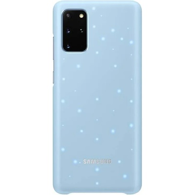 Samsung LED Cover EF-KG985CL - оригинален заден кейс, през който виждате информация от Samsung Galaxy S20 Plus (светлосин)