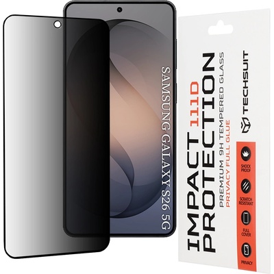 Techsuit Протектор за Samsung Galaxy S26 - 111D Privacy Full Glue - Techsuit - Черен