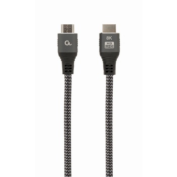 Gembird HDMI кабел, Gembrid, 8K, серия Select Plus, 3 м, сив (CCB-HDMI8K-3M) (CCB-HDMI8K-3M)
