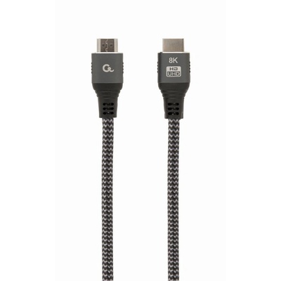 Gembird HDMI кабел, Gembrid, 8K, серия Select Plus, 3 м, сив (CCB-HDMI8K-3M)
