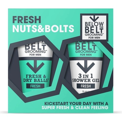 Below the Belt Grooming Fresh Nuts and Bolts подаръчен комплект за интимна хигиена