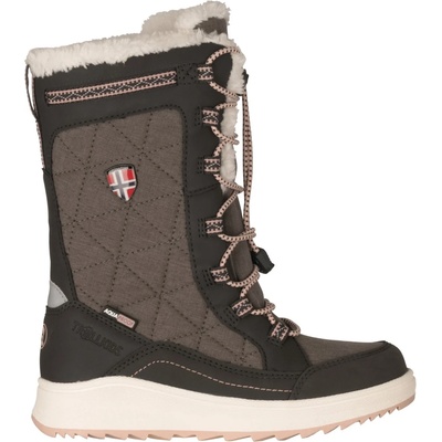 Trollkids Детски зимни ботуши Trollkids Girl's Arendal Winter Boots Pro Winter boots - Anthracite / Light Rose - размер 33 (EU) (702-4701-0116)