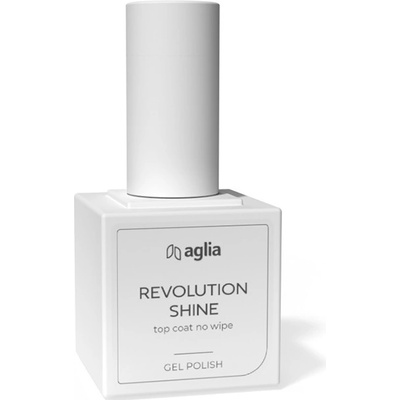 Aglia REVOLUTION SHINE vrchní bezvýpotkový UV gel 15 ml – Zboží Dáma