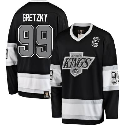 Fanatics Dres Los Angeles Kings #99 Wayne Gretzky Premier Breakaway Vintage Jersey