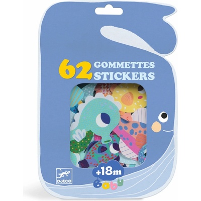 DJECO Moje první samolepky Zvířátka z moře – Zbozi.Blesk.cz