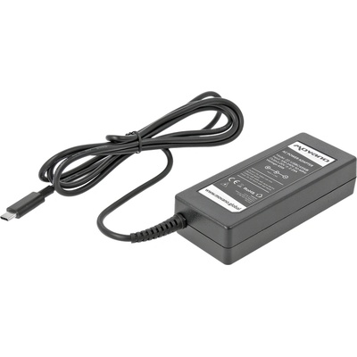 Movano Зарядно за лаптопи HP / Toshiba / Acer / Asus / Lenovo / Dell, 45W / 20V / 2, 25A / конектор USB-C (ZZ/USBC45WB)